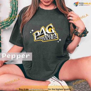 Comfort Colors Nintendeal P4g Persona 4 Golden Logo Shirt 2