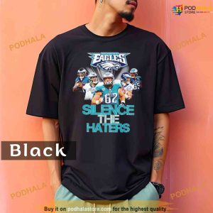 Comfort Colors Philadelphia Eagles silence the haters Shirt