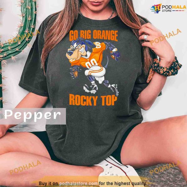 Comfort Colors Smokey X go big orange rocky top Shirt