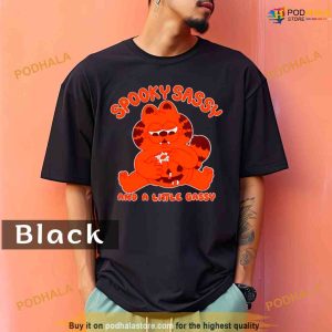 Comfort Colors Spooky sassy and a little gassy Trick or trea Shirt 2