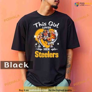 Comfort Colors This Girl Love Her Pittsburgh Steelers Masco Shirt 2