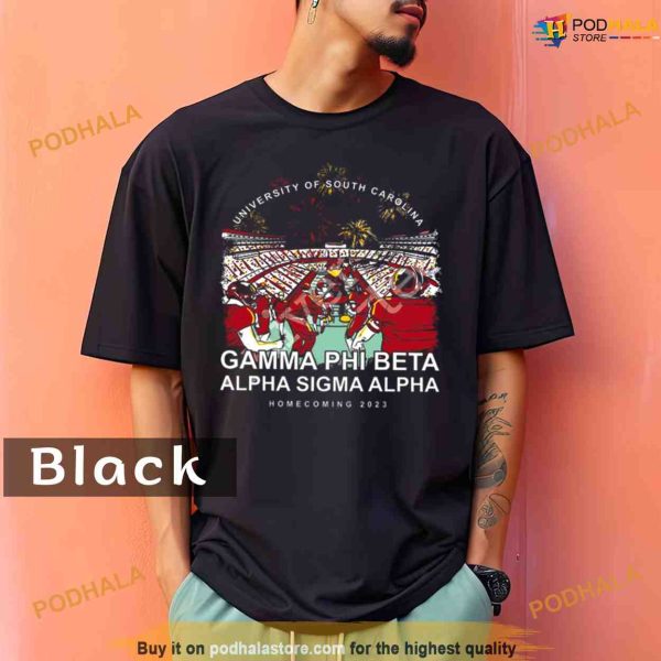 Comfort Colors University Of South Carolina Gamma Phi Beta Alpha Sigma Alpha Homecoming 2023 Shirt