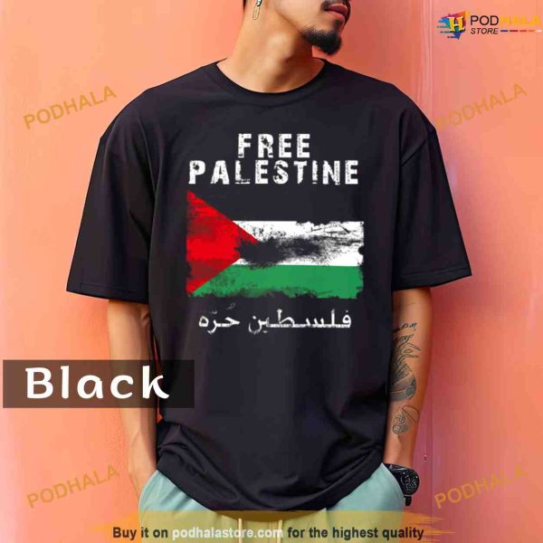 Comfort Colors Vintage Free Palestine T & 1 Shirt