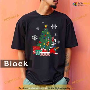 Comfort Colors Who Framed Roger Rabbit Around The Christmas Tree Shirt 2