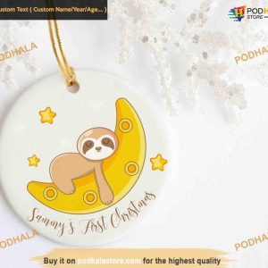Commemorating Baby's First Christmas Ornament, Personalized Ornament
