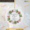 Commemorating Our First Christmas Ornament, Personalized 1st Christmas Ornaments