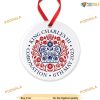 Coronation 2023 Emblem Ornament, King Charles III Family Christmas Ornaments