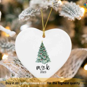 Couples 2023 Ornament Personalized Date Family Christmas Ornaments 4 2