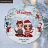 Couples' First Christmas, Personalized First Christmas Together Ornament
