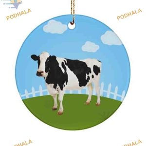 Cow Christmas Ornaments, Friends Christmas Ornaments