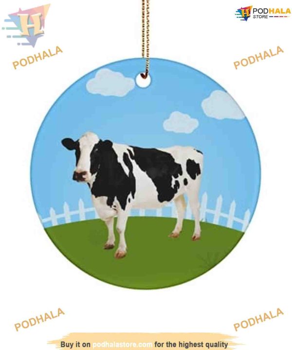 Cow Christmas Ornaments, Friends Christmas Ornaments