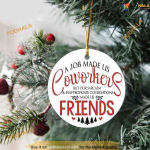 Coworker Christmas Ornament, Funny Christmas Ornaments