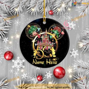 Custom 50 Years of Disney World 2023 Ornament, Vintage Disney Ornaments