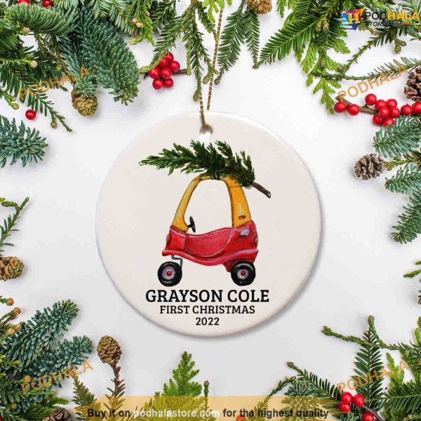 Custom Baby’s First Christmas Ornament, 2023 Keepsake