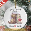 Custom Best Friend Christmas Ornament, Family Christmas Ornaments