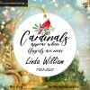 Custom Cardinal Ornament, Family Tree Decoration