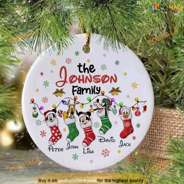 Custom Disney 2023 Family Trip Ornament, Disneyland Ornaments