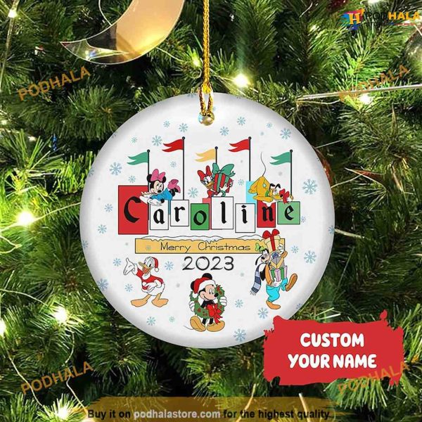 Custom Disneyland 2023 Ornament, Disney Christmas Ornaments