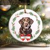 Custom Dog Ornament Personalized Pet Photo and Name, Christmas Gift Ideas For Dog Lovers
