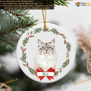 Custom Dog Ornament Personalized Pet Photo and Name Christmas Gift Ideas For Dog Lovers 3