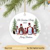 Custom Family Christmas Ornament with Children, Personalized Family Ornaments