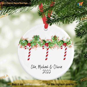 Custom Family Keepsake, Personalized Christmas Ornament