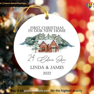 Custom New Home Ornament, First Christmas Ornament Together Ornament