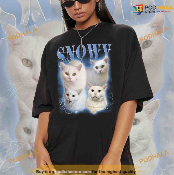 Custom Photos Cat Bootleg Rap Vintage Graphic 90s Shirt