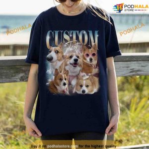 Custom Photos Dog Bootleg Retro 90s Shirt Custom Pet Photo Pet Lovers Gift 3