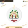 Custom Rainbow Merry Christmas Ornament 2022, Family Tree Decoration