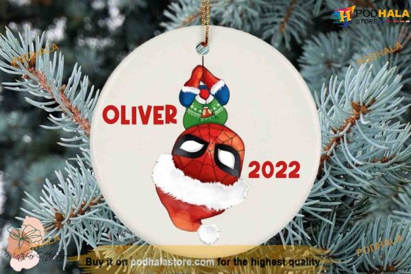 Custom Spiderman Avengers Ornament, Mickey Mouse Ornaments
