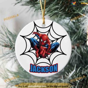 Custom Spiderman Christmas Ornament, Disney Christmas Ornaments