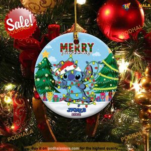 Custom Stitch Ornament, Lilo And Stitch Christmas Decorations, Disney Stitch