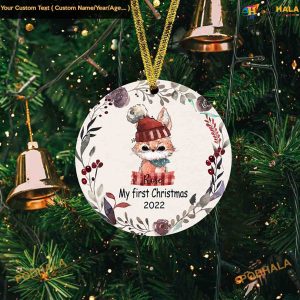 Custom Year Baby's First Christmas Ornament, First Christmas Together