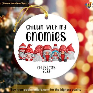 Custom Year Gnomies Christmas Ornament, Funny Christmas Ornaments