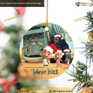 Customized Trash Truck Christmas Ornament, Giant Jack Ornament