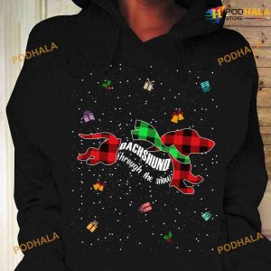 Dachshund Through The Snow Shirt, Funny Christmas Gift Ideas