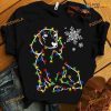 Dachshund With Fairy Lights Christmas Snow Christmas, Gift Christmas Shirt