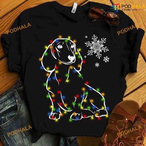 Dachshund With Fairy Lights Christmas Snow Christmas, Gift Christmas Shirt