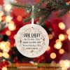 Daddy Pregnancy Announcement Christmas Ornament, Funny Christmas Ornaments