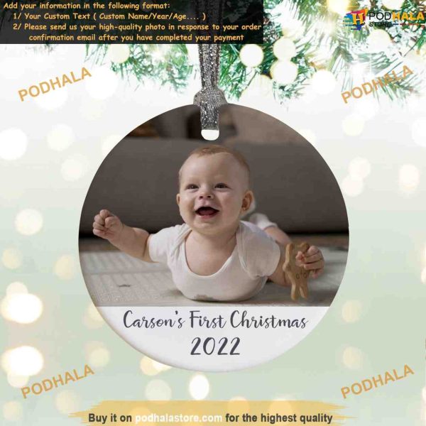 Debut Festive Photo Custom Ornament, Personalized Photo Ornaments