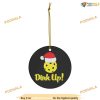Dink Up Santa! Pickleball Christmas Ornament, Friends Christmas Ornaments