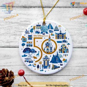 Disney 50th Anniversary Christmas Ornament, Family Christmas Ornaments