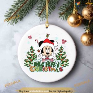 Disney Characters Custom Christmas Ornament, Disneyland Christmas Ornaments