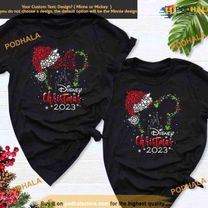 Disney Christmas 2023 Family Shirt, Mickey Xmas Shirt For Women Men