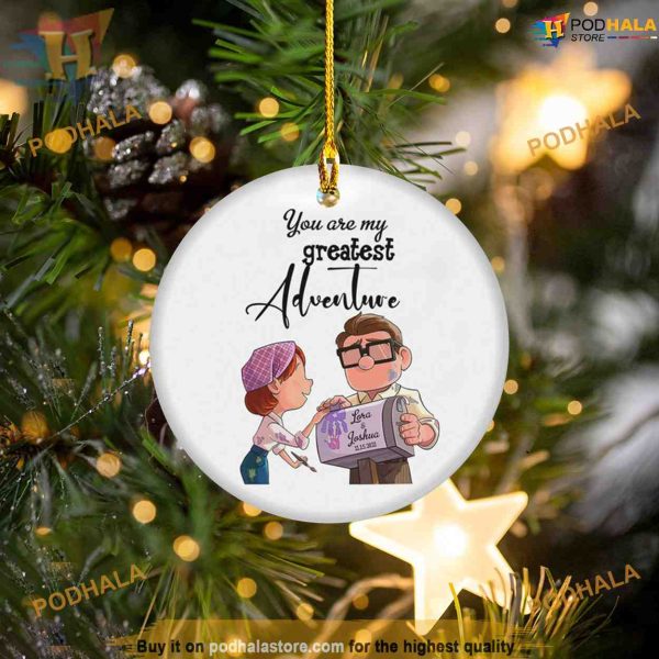 Disney Christmas Ornament, Carl and Ellie, Family Christmas Ornaments