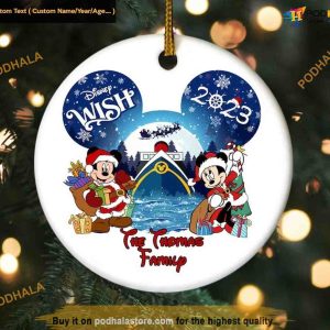 Disney Cruise Christmas Gift, Personalized Ornament Disney Christmas Tree Decor