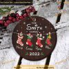 Disney Family Names 2022 Ornament, Custom Family Christmas Ornaments
