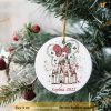 Disney Personalized Mickey Ear Ornament, Disneyland Christmas Ornaments