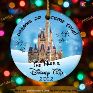 Disney Trip 2023 Custom Ornament, Mickey Mouse Ornaments